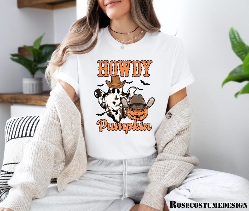 Ghost Shirt Spooky Halloween T Shirt Cute Retro Womens Lover Gift